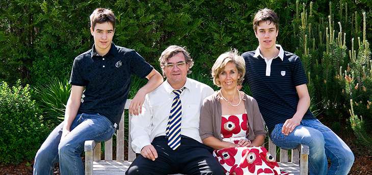 La famiglia Kelder vi dà il benvenuto