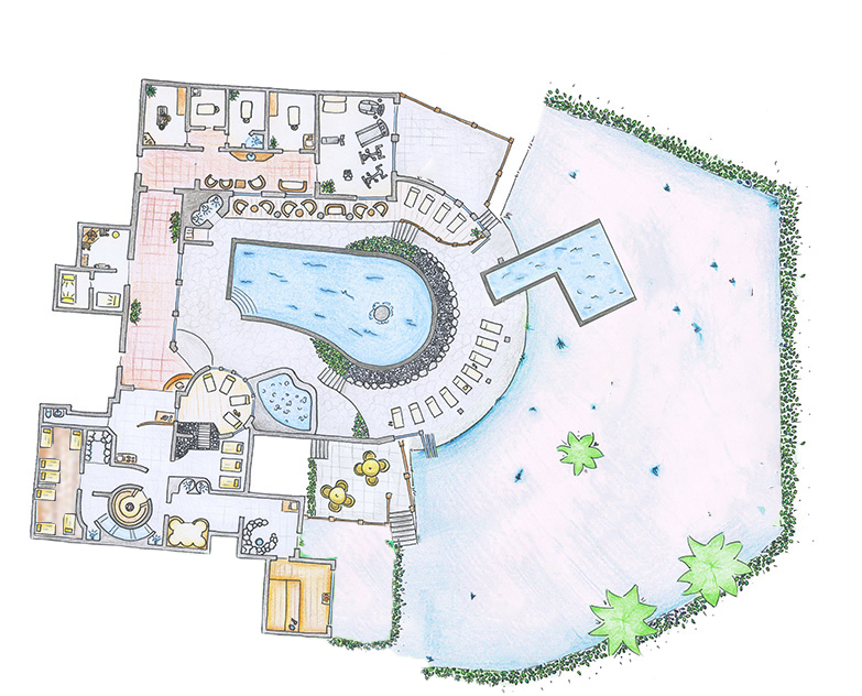 Wellnesswelt "La Perla" - Übersicht